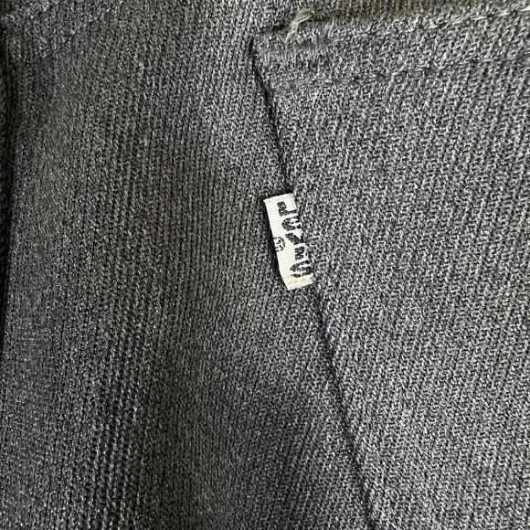 VTG 80s Levis 517 Pants Mens 38x31 Gray Bootcut StaPrest Saddleman Made in USA - Picture 7 of 9